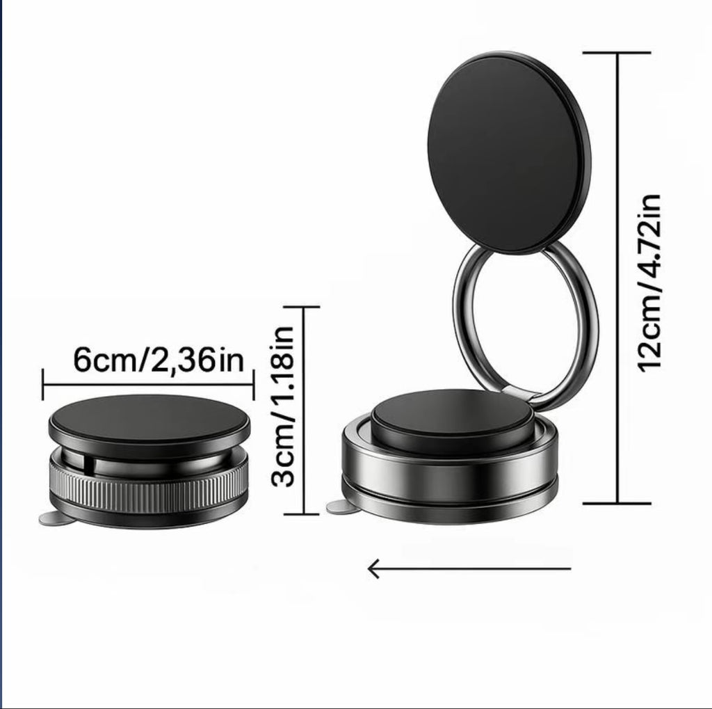 360° Adjustable Universal Phone Holder – Hands-Free Mount for Desk, Car, or Home